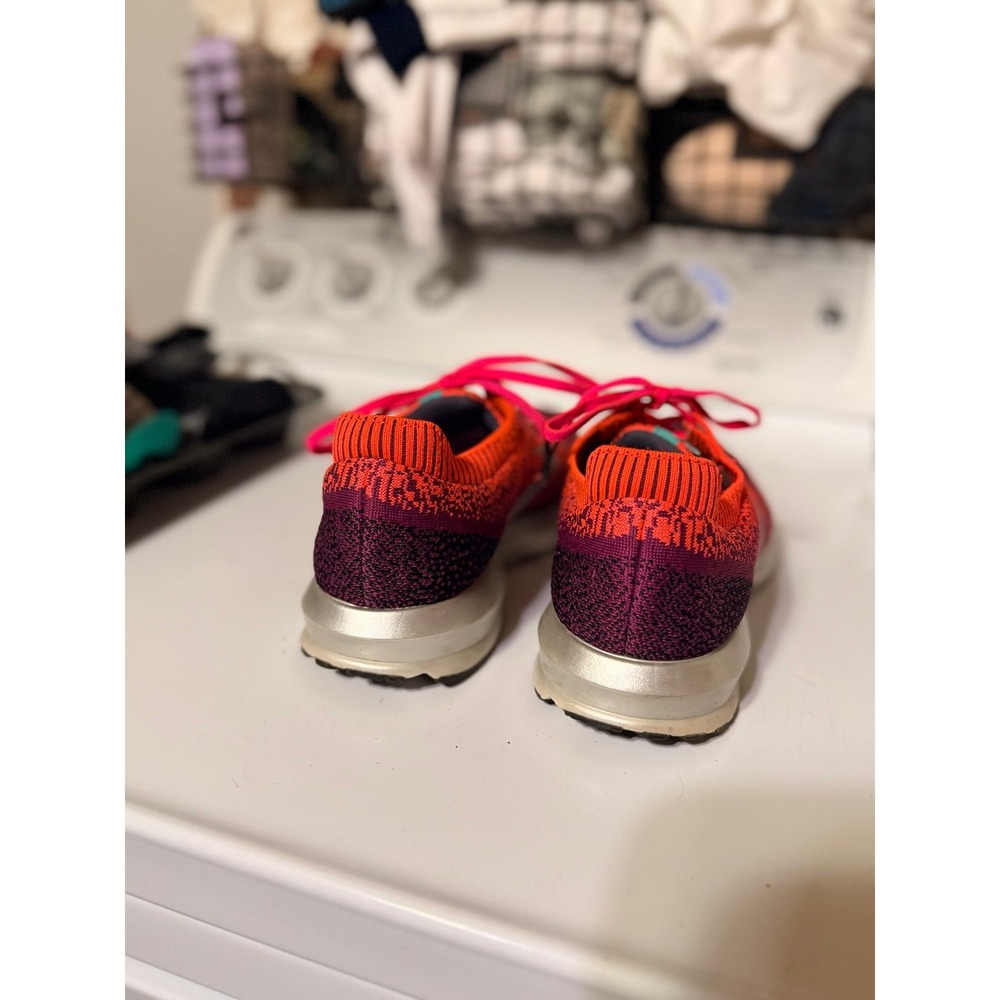 Brooks Levitate Knit Women 8.5 Pink Orange Purple Good DNA AMP Running Shoes - Picture 3 of 7
